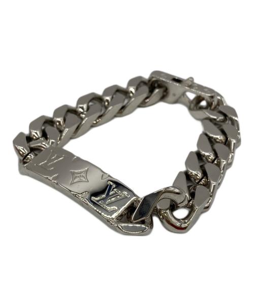 LOUIS VUITTON（ルイ ヴィトン）LOUIS VUITTON (ルイ ヴィトン) チェーンブレスレット モノグラム シルバーの古着・服飾アイテム