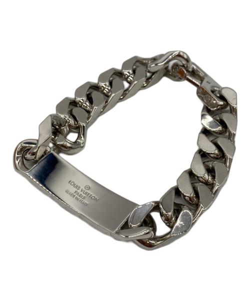 LOUIS VUITTON（ルイ ヴィトン）LOUIS VUITTON (ルイ ヴィトン) チェーンブレスレット モノグラム シルバーの古着・服飾アイテム