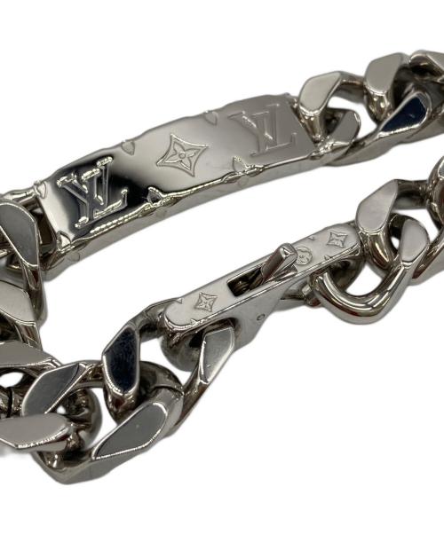 LOUIS VUITTON（ルイ ヴィトン）LOUIS VUITTON (ルイ ヴィトン) チェーンブレスレット モノグラム シルバーの古着・服飾アイテム