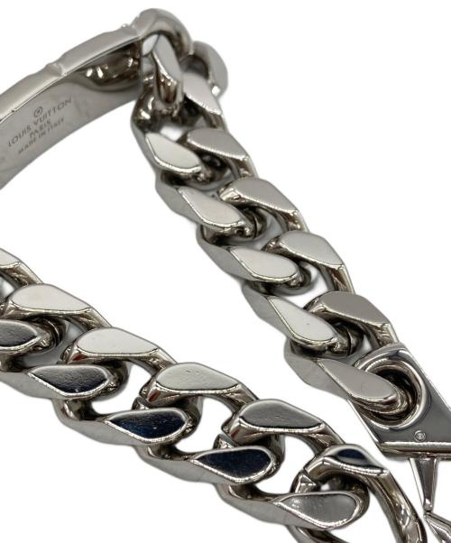 LOUIS VUITTON（ルイ ヴィトン）LOUIS VUITTON (ルイ ヴィトン) チェーンブレスレット モノグラム シルバーの古着・服飾アイテム