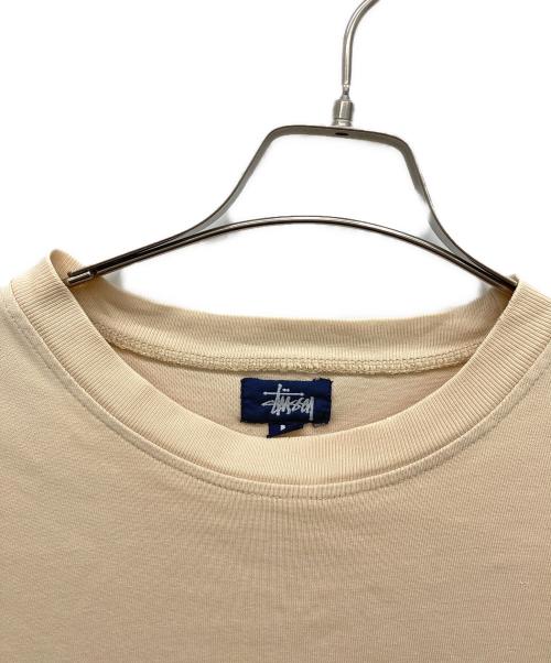 stussy（ステューシー）stussy (ステューシー) Tシャツ ベージュ サイズ:Mの古着・服飾アイテム
