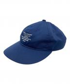 WTAPSダブルタップス）の古着「6パネルキャップ」｜ネイビー