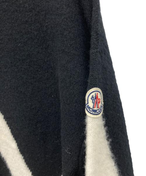 MONCLER（モンクレール）MONCLER (モンクレール) GIROCOLLO TRICOT ブラック サイズ:Lの古着・服飾アイテム
