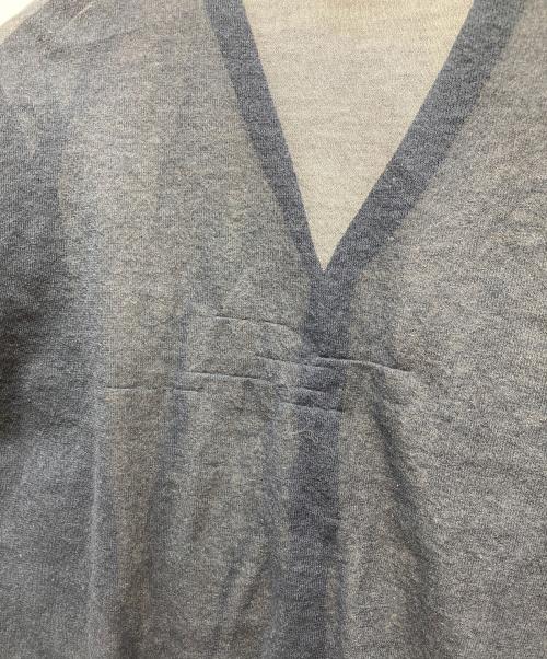 6(ROKU) BEAUTY&YOUTH（ロク ビューティーアンドユース）6(ROKU) BEAUTY&YOUTH (ロク ビューティーアンドユース) LINE COLOR CARDIGAN ネイビー サイズ:なしの古着・服飾アイテム