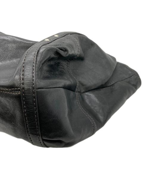 COACH（コーチ）COACH (コーチ) レザーバッグ ブラックの古着・服飾アイテム