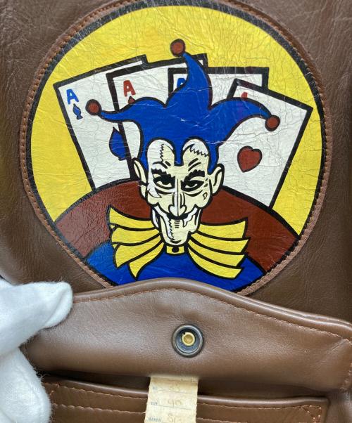 Aero LEATHER（エアロレザー）Aero LEATHER (エアロレザー) A-2フライトジャケット ブラウン サイズ:40の古着・服飾アイテム