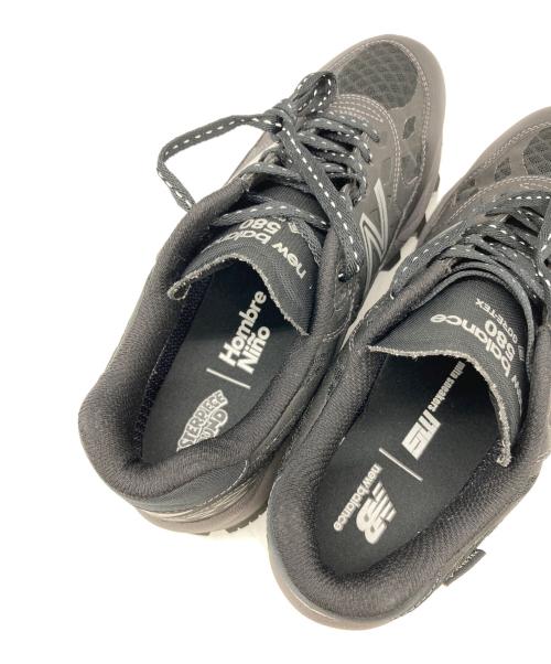 NEW BALANCE（ニューバランス）NEW BALANCE (ニューバランス) Hombre Nino (オンブレニーニョ) mita sneakers (ミタ スニーカーズ) 580 GORE-TEX ブラック サイズ:US 9の古着・服飾アイテム