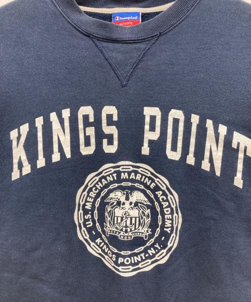 Champion（チャンピオン）Champion (チャンピオン) アーチプリントスウェット ネイビー サイズ:Mの古着・服飾アイテム