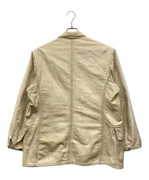 USED（ユーズド）USED (ユーズド) ミリタリーカバーオールジャケット ベージュ サイズ:不明の古着・服飾アイテム