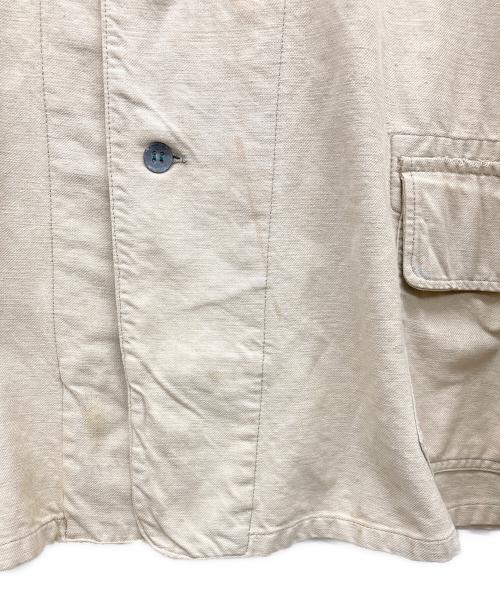 USED（ユーズド）USED (ユーズド) ミリタリーカバーオールジャケット ベージュ サイズ:不明の古着・服飾アイテム