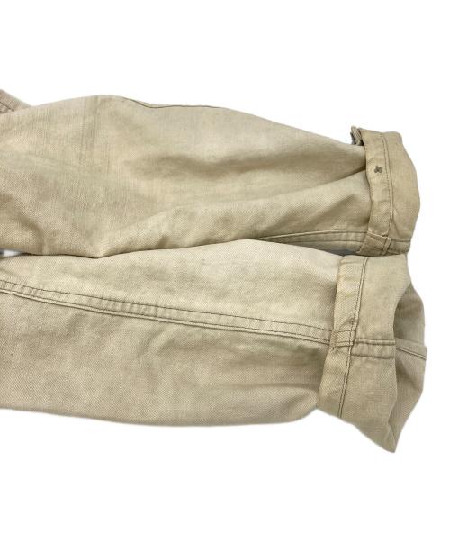 USED（ユーズド）USED (ユーズド) ミリタリーカバーオールジャケット ベージュ サイズ:不明の古着・服飾アイテム