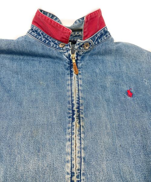 POLO RALPH LAUREN（ポロ・ラルフローレン）POLO RALPH LAUREN (ポロ・ラルフローレン) デニムスイングトップ インディゴ サイズ:Lの古着・服飾アイテム