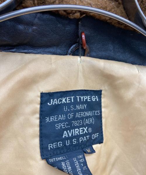 AVIREX（アヴィレックス）AVIREX (アヴィレックス) TYPE G-1 ブラウン サイズ:Mの古着・服飾アイテム