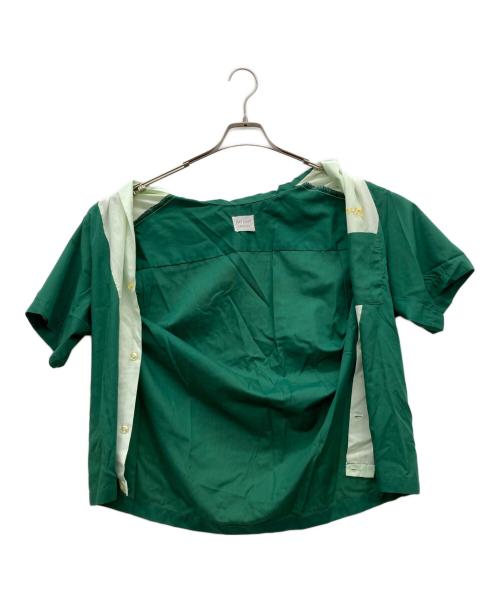 NATNAST（ナットナスト）NATNAST (ナットナスト) ボーリングシャツ グリーン サイズ:不明の古着・服飾アイテム