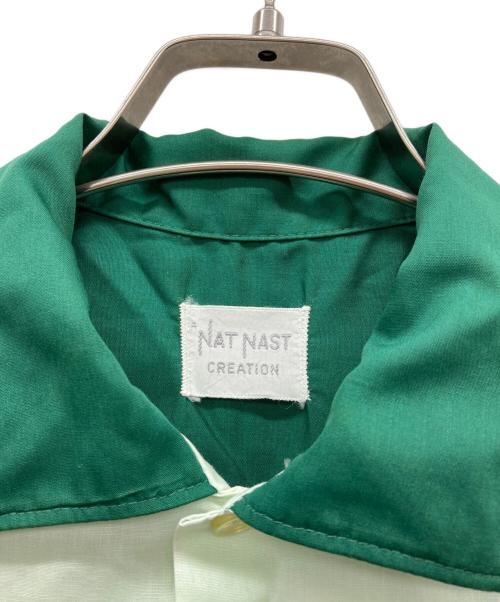 NATNAST（ナットナスト）NATNAST (ナットナスト) ボーリングシャツ グリーン サイズ:不明の古着・服飾アイテム