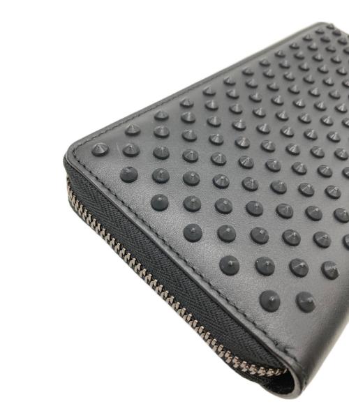 GUCCI（グッチ）GUCCI (グッチ) スタッズラウンドファスナー ブラックの古着・服飾アイテム