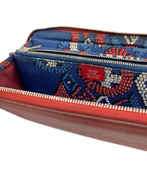 HERMES（エルメス）HERMES (エルメス) ヴォーエンプソン アザップロングシルクイン レッドの古着・服飾アイテム