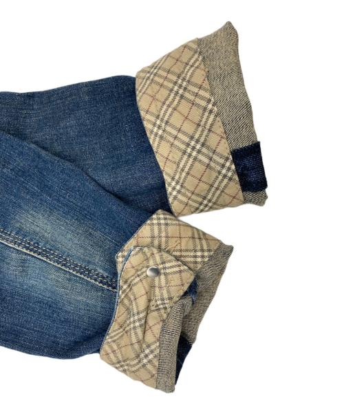 BURBERRY BLUE LABEL（バーバリー ブルー レーベル）BURBERRY BLUE LABEL (バーバリーロンドンブルーレーベル) デニムワンピース インディゴ サイズ:38の古着・服飾アイテム