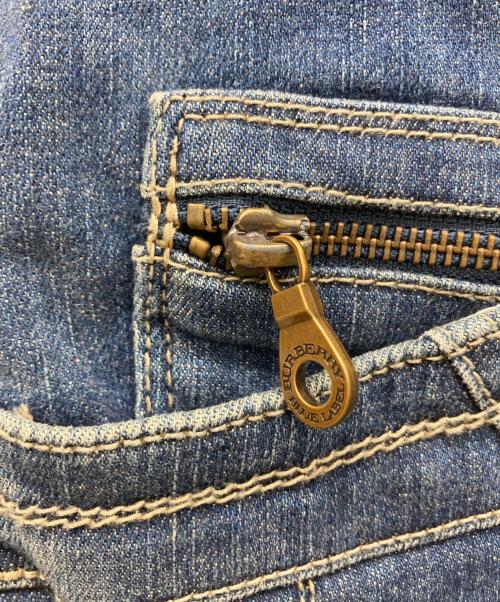 BURBERRY BLUE LABEL（バーバリー ブルー レーベル）BURBERRY BLUE LABEL (バーバリーロンドンブルーレーベル) デニムワンピース インディゴ サイズ:38の古着・服飾アイテム