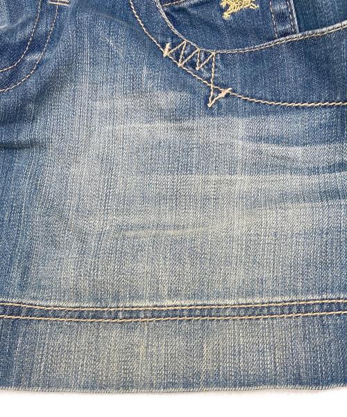 BURBERRY BLUE LABEL（バーバリー ブルー レーベル）BURBERRY BLUE LABEL (バーバリーロンドンブルーレーベル) デニムワンピース インディゴ サイズ:38の古着・服飾アイテム