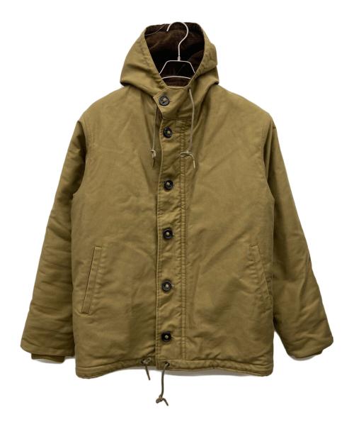 WEST RIDE（ウエストライド）WEST RIDE (ウエストライド) N-1タイプサイクル デッキ ジャケット オリーブ サイズ:LARGEの古着・服飾アイテム
