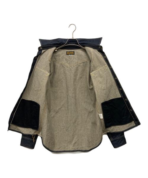 IRON HEART（アイアンハート）IRON HEART (アイアンハート) デニムシャツジャケット インディゴ サイズ:Lの古着・服飾アイテム