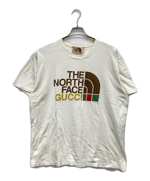 THE NORTH FACE（ザ ノース フェイス）THE NORTH FACE (ザ ノース フェイス) GUCCI (グッチ) 半袖カットソー アイボリー サイズ:Ｓ（175/92A）の古着・服飾アイテム