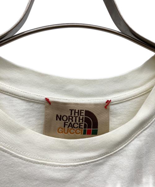 THE NORTH FACE（ザ ノース フェイス）THE NORTH FACE (ザ ノース フェイス) GUCCI (グッチ) 半袖カットソー アイボリー サイズ:Ｓ（175/92A）の古着・服飾アイテム