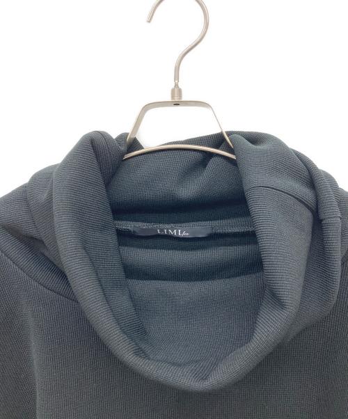 LIMI feu（リミフゥ）LIMI feu (リミフゥ) シャーリングスリーブ タートルネックニット ブラック サイズ:なしの古着・服飾アイテム