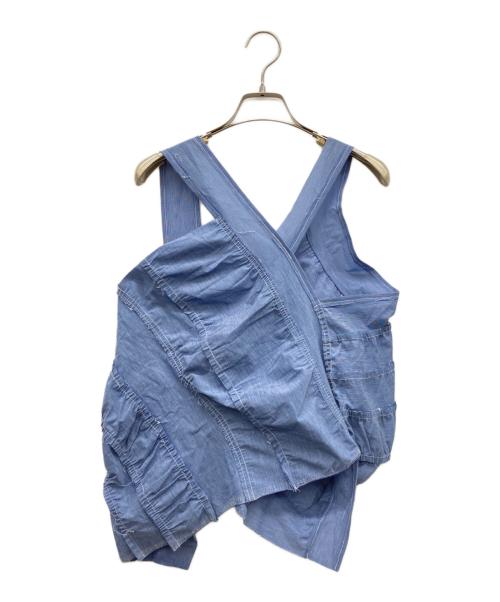 Y's（ワイズ）Y's (ワイズ) デザインブラウス ネイビー サイズ:なしの古着・服飾アイテム