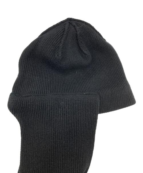 CLANE（クラネ）CLANE (クラネ) MUFFLER KNIT CAP ブラック サイズ:Fの古着・服飾アイテム