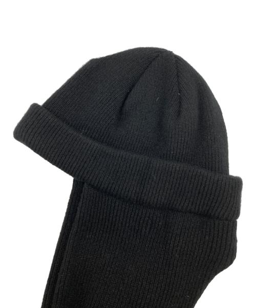 CLANE（クラネ）CLANE (クラネ) MUFFLER KNIT CAP ブラック サイズ:Fの古着・服飾アイテム