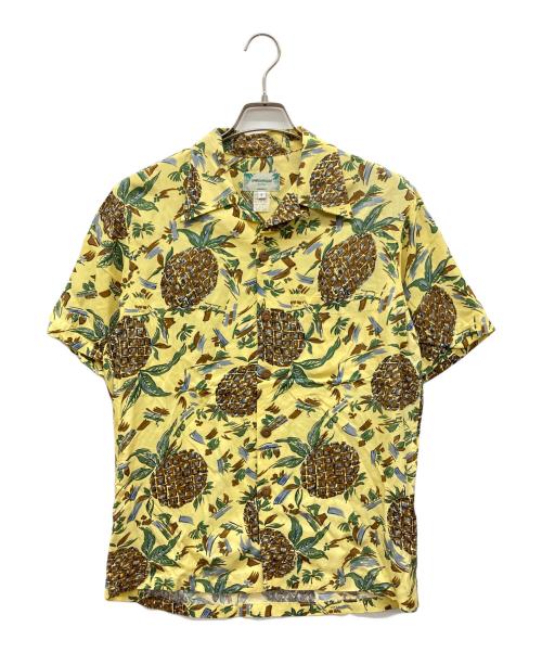 KAMEHAMEHA（カメハメハ）KAMEHAMEHA (カメハメハ) アロハシャツ イエロー サイズ:Sの古着・服飾アイテム
