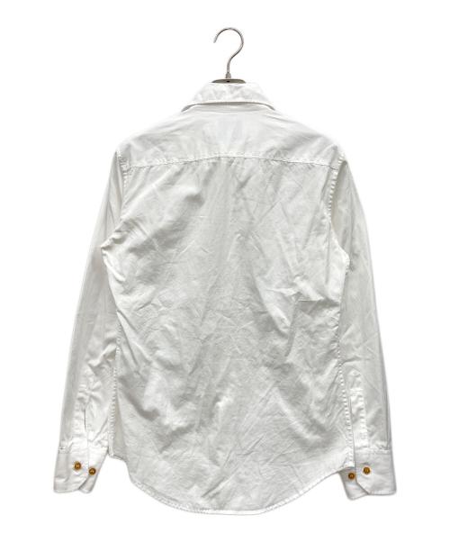 Vivienne Westwood man（ヴィヴィアン ウェストウッド マン）Vivienne Westwood man (ヴィヴィアン ウェストウッド マン) トレボットーニシャツ ホワイト サイズ:44の古着・服飾アイテム