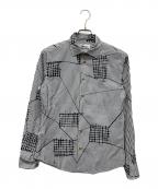 Vivienne Westwood manヴィヴィアン ウェストウッド マン）の古着「オーブストライプシャツ」｜ブラック
