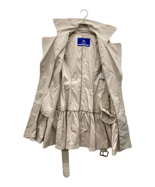 BURBERRY BLUE LABEL（バーバリー ブルー レーベル）BURBERRY BLUE LABEL (バーバリーロンドンブルーレーベル) トレンチコート ベージュ サイズ:38の古着・服飾アイテム
