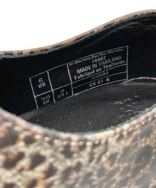 Dr.Martens（ドクターマーチン）Dr.Martens (ドクターマーチン) レオパードローファー ブラウン サイズ:6UKの古着・服飾アイテム