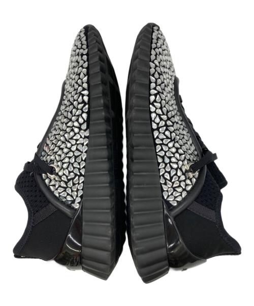 Salvatore Ferragamo（サルヴァトーレ フェラガモ）Salvatore Ferragamo (サルヴァトーレ フェラガモ) MEG STRASS ブラック サイズ:9の古着・服飾アイテム