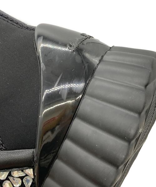 Salvatore Ferragamo（サルヴァトーレ フェラガモ）Salvatore Ferragamo (サルヴァトーレ フェラガモ) MEG STRASS ブラック サイズ:9の古着・服飾アイテム