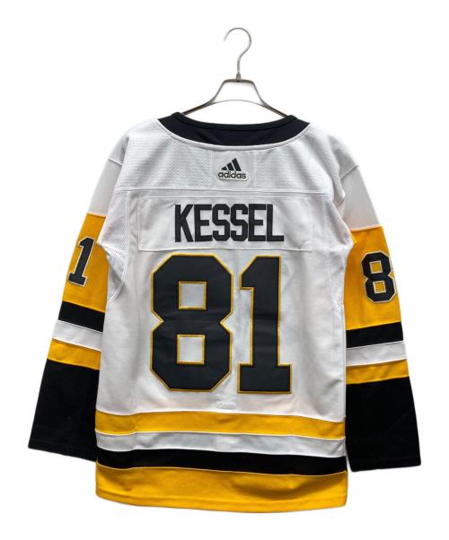 adidas（アディダス）adidas (アディダス) ゲームシャツ ホワイト サイズ:USA 48の古着・服飾アイテム