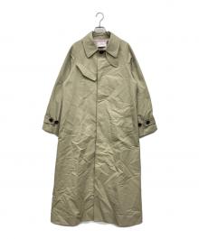 la peau de gem（ラポドゥジェム）の古着「sideslit soutien collar coat」｜ベージュ