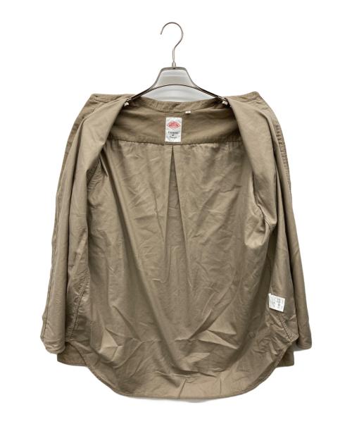 DANTON（ダントン）DANTON (ダントン) コーデュロイバンドカラーシャツ ブラウン サイズ:38の古着・服飾アイテム