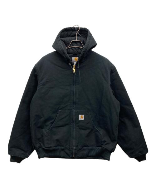 CarHartt（カーハート）CarHartt (カーハート) LOOSE FIT FIRM DUCK INSULATED FLANNEL-LINED ACTIVE JACKET ブラック サイズ:M Regularの古着・服飾アイテム