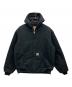 CarHartt（カーハート）の古着「LOOSE FIT FIRM DUCK INSULATED FLANNEL-LINED ACTIVE JACKET」｜ブラック