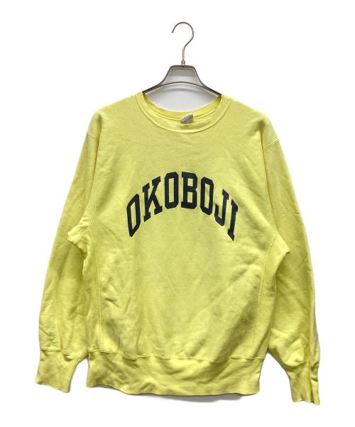 Champion REVERSE WEAVE（チャンピオン リバース ウィーブ）Champion REVERSE WEAVE (チャンピオン リバース ウィーブ) スウェット イエロー サイズ:X-LARGEの古着・服飾アイテム