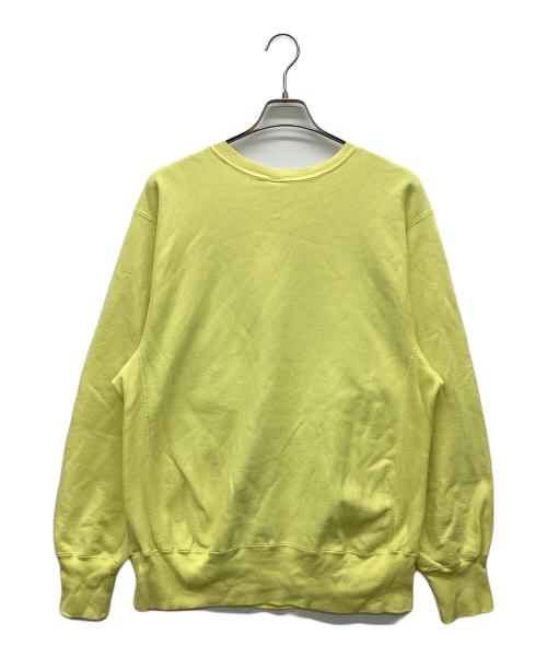 Champion REVERSE WEAVE（チャンピオン リバース ウィーブ）Champion REVERSE WEAVE (チャンピオン リバース ウィーブ) スウェット イエロー サイズ:X-LARGEの古着・服飾アイテム
