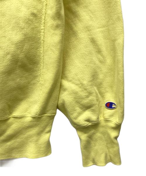 Champion REVERSE WEAVE（チャンピオン リバース ウィーブ）Champion REVERSE WEAVE (チャンピオン リバース ウィーブ) スウェット イエロー サイズ:X-LARGEの古着・服飾アイテム
