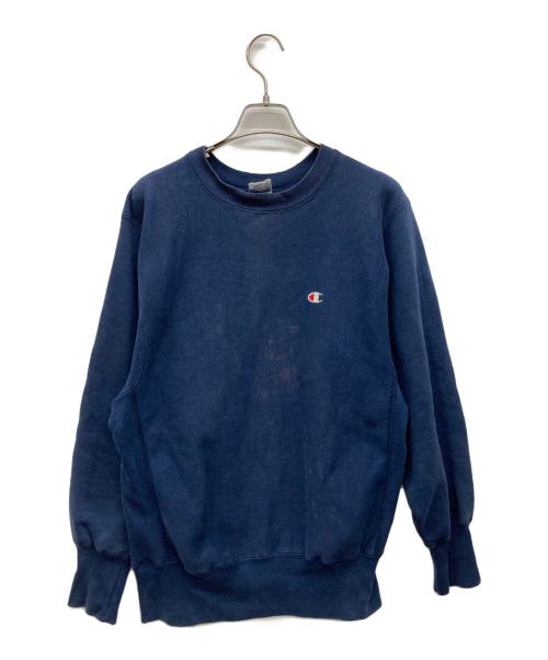 Champion REVERSE WEAVE（チャンピオン リバース ウィーブ）Champion REVERSE WEAVE (チャンピオン リバース ウィーブ) リバースウィーブスウェット ネイビー サイズ:Mの古着・服飾アイテム