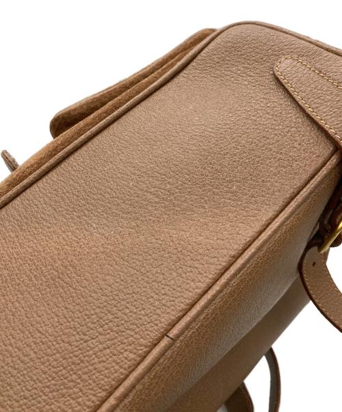 GUCCI（グッチ）GUCCI (グッチ) フラップスエードミニリュック ブラウンの古着・服飾アイテム