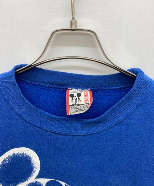 DISNEY（ディズニー）Disney (ディズニー) スウェット ブルー サイズ:X-LARGEの古着・服飾アイテム